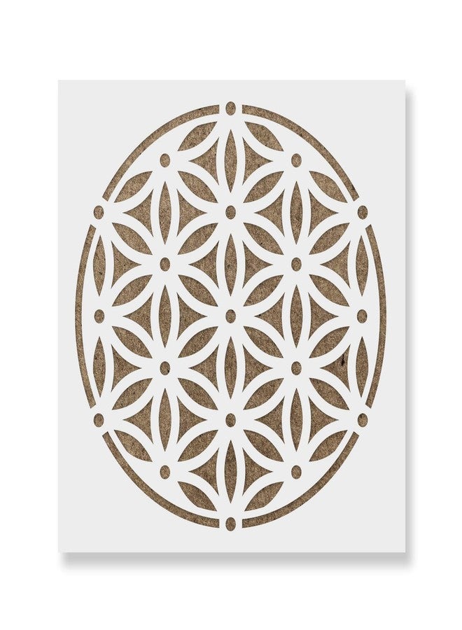 Stencil Revolution Sacred Flower of Life Stencil Template for Walls and Crafts - Reusable Stencils for Painting in Small & Large Sizes - Image 1
